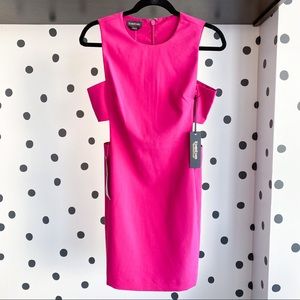 NWT bebe Sarah Twill Side Band Dress, Size 4